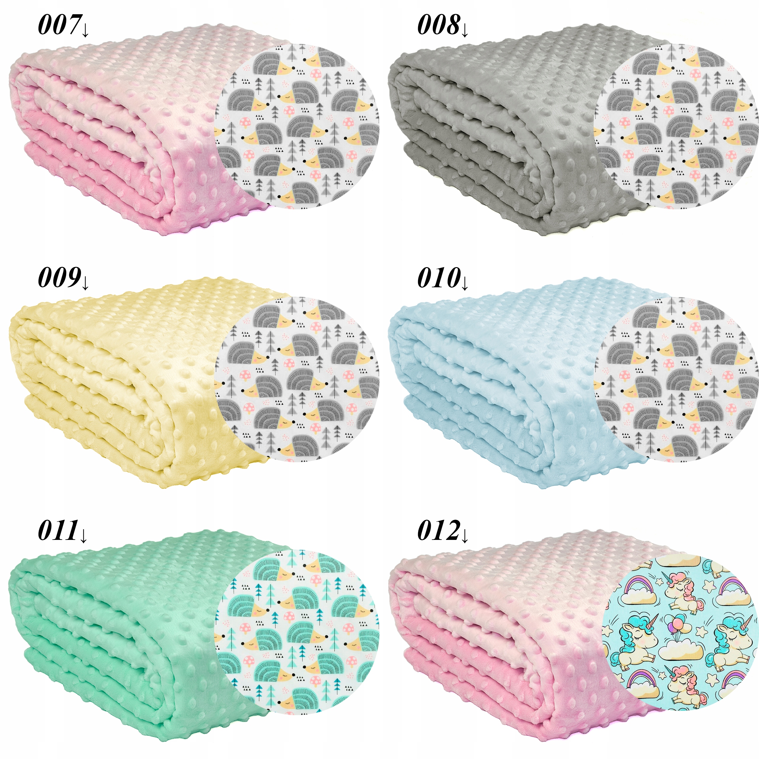 Dwustronna Narzuta Koc Na Łóżko 120x220 Minky Szerokość produktu 100 cm