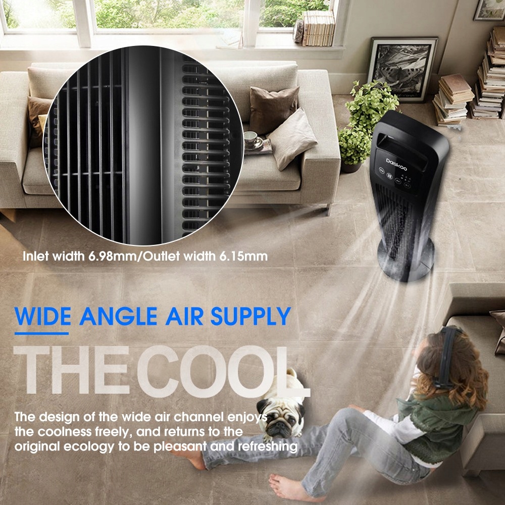 WENTYLATOR Stojący WIATRAK Podłogowy KOLUMNOWY Funkcje oscylacja timer