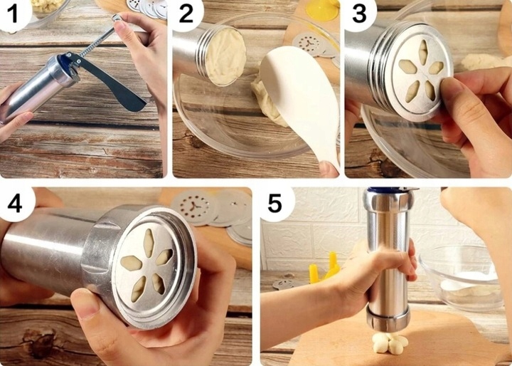 MASZYNKA PRASKA DEKORATOR DO CIASTEK CIASTA TORTÓW PREZENT NA ŚWIĘTA Kod producenta DEKORATOR CUKIERNICZY SZPRYCA DO TORTÓW