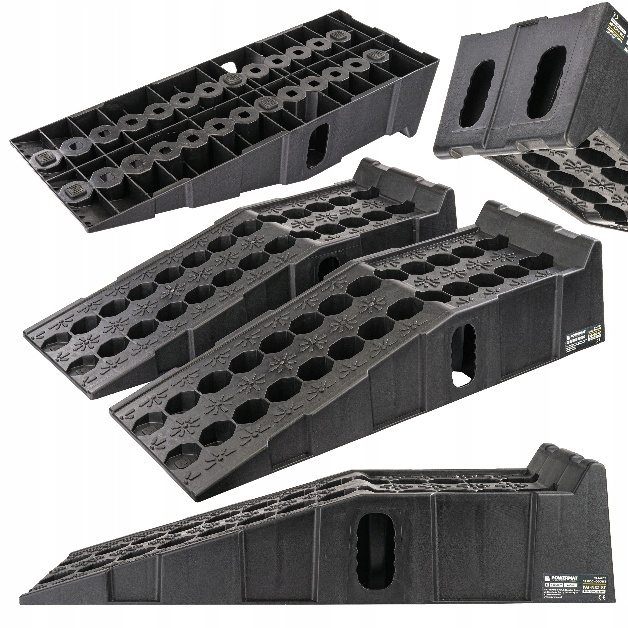 Automobilové Nájazdy PM-NZS-8T 2 Ks 8 Ton Široké