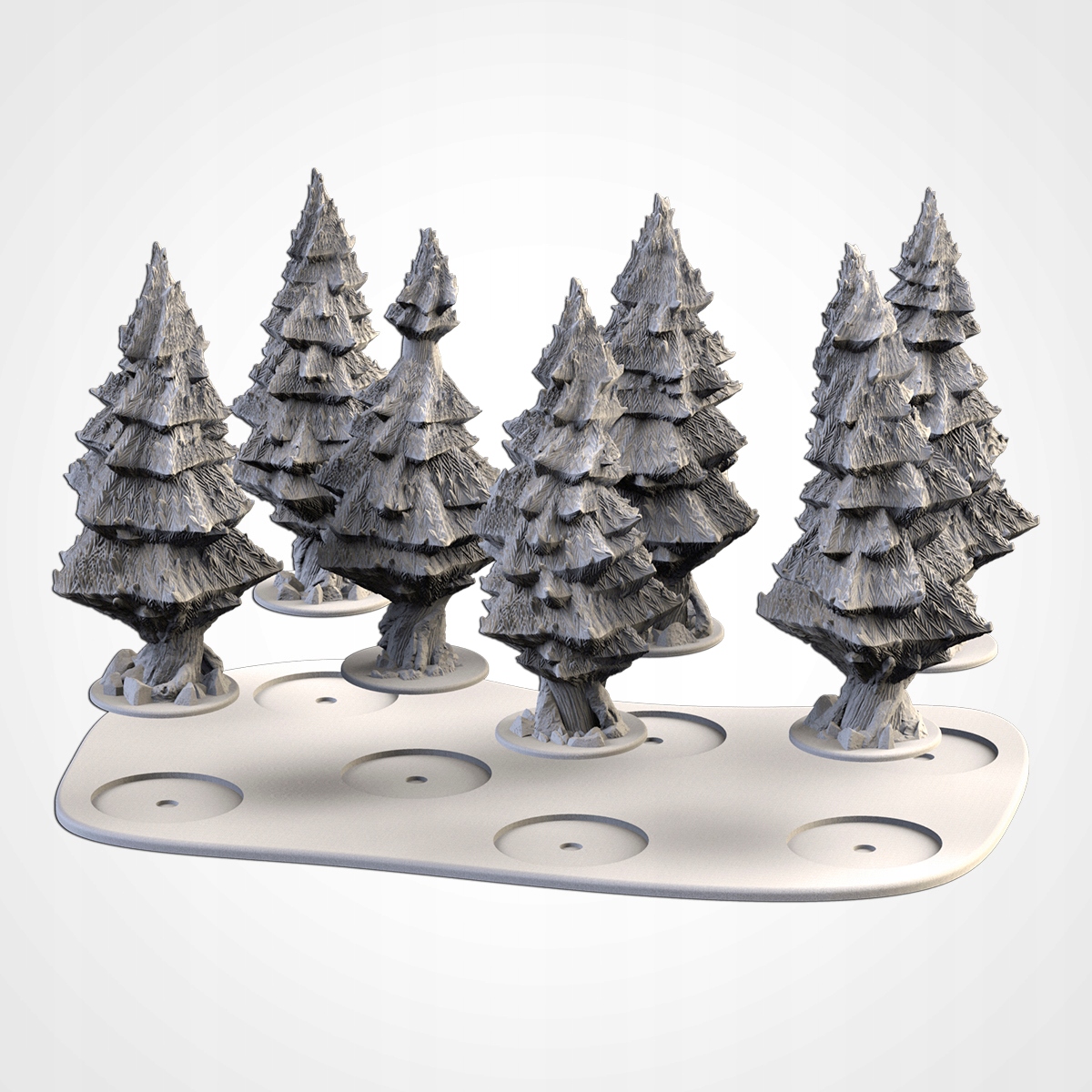 Les 8 jehličnanů pod 9 age včetně podstavce Fantasy Old World