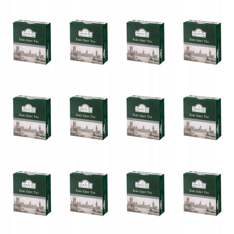 Earl Grey Ahmad Tea 100 sáčků x2 g X12