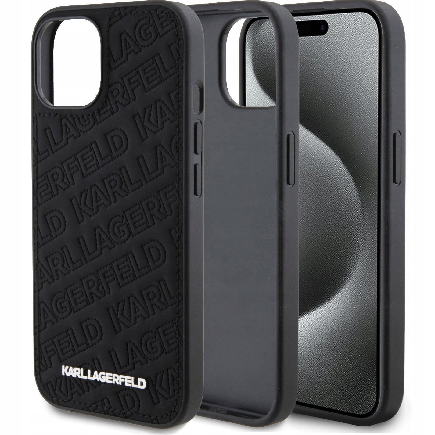 Stylové pouzdro Karl Lagerfeld pro iPhone 15, obal, kryt, zadní kryt