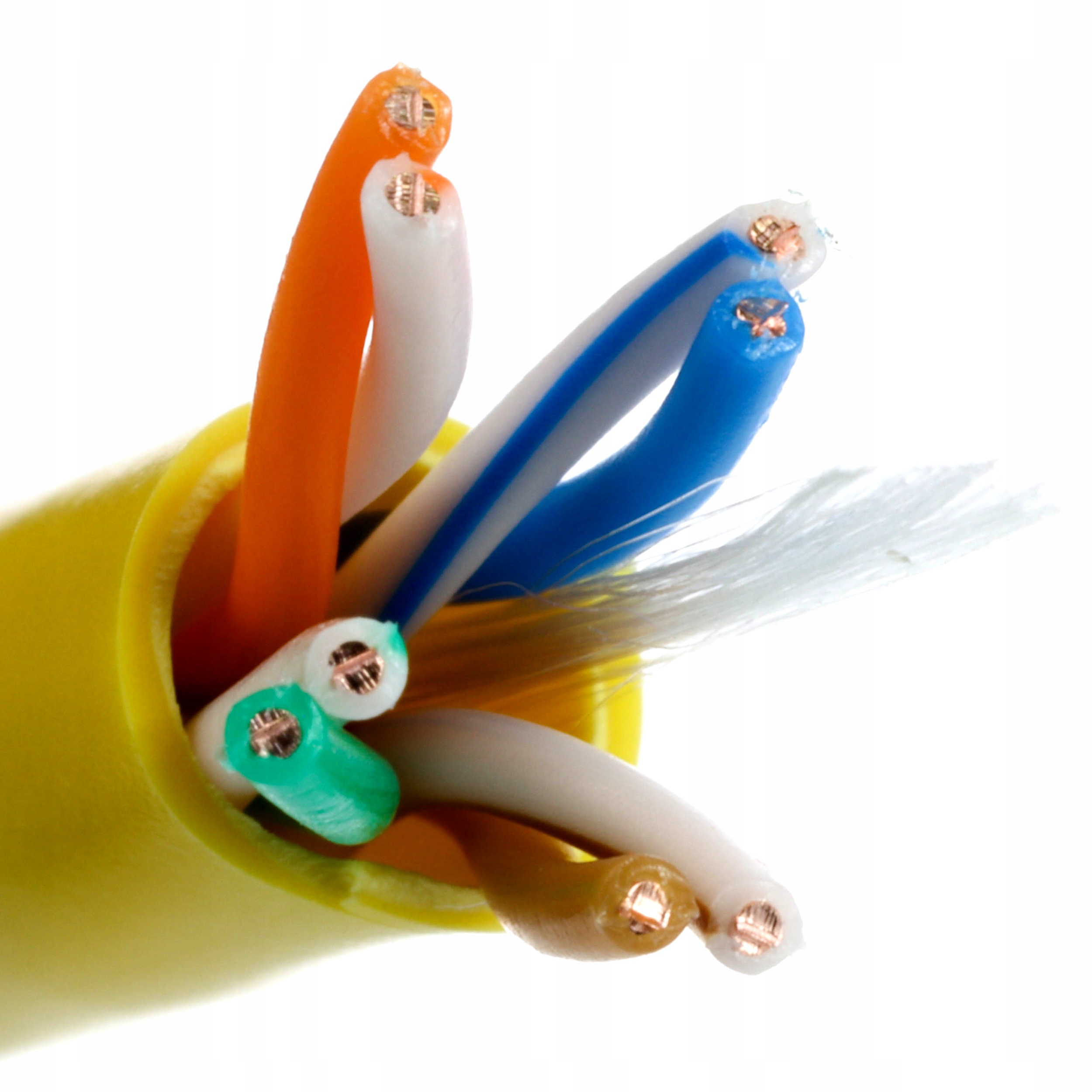 

Molex kabel internetowy Utp kat.5e żółty Lszh 35m