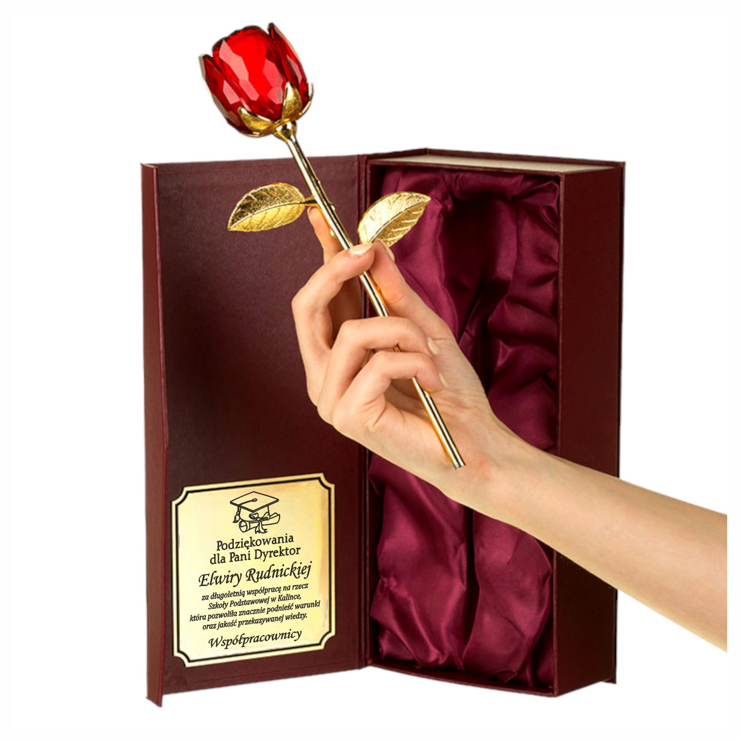 Dla Wychowawcy Nauczyciela Róża na Zakończenie Roku Szkolnego