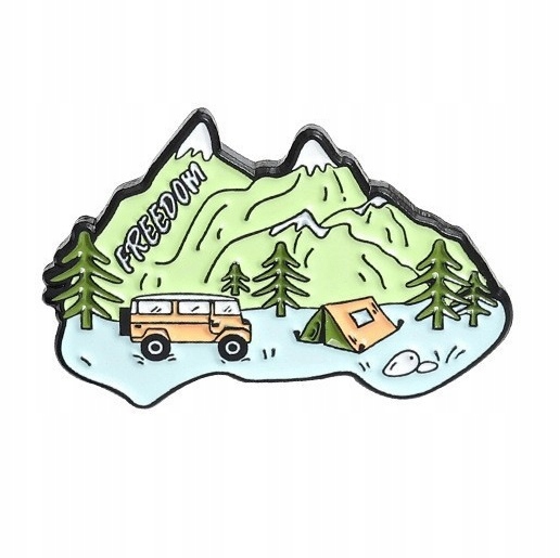 

Przypinka Metal Góry Camping Namiot