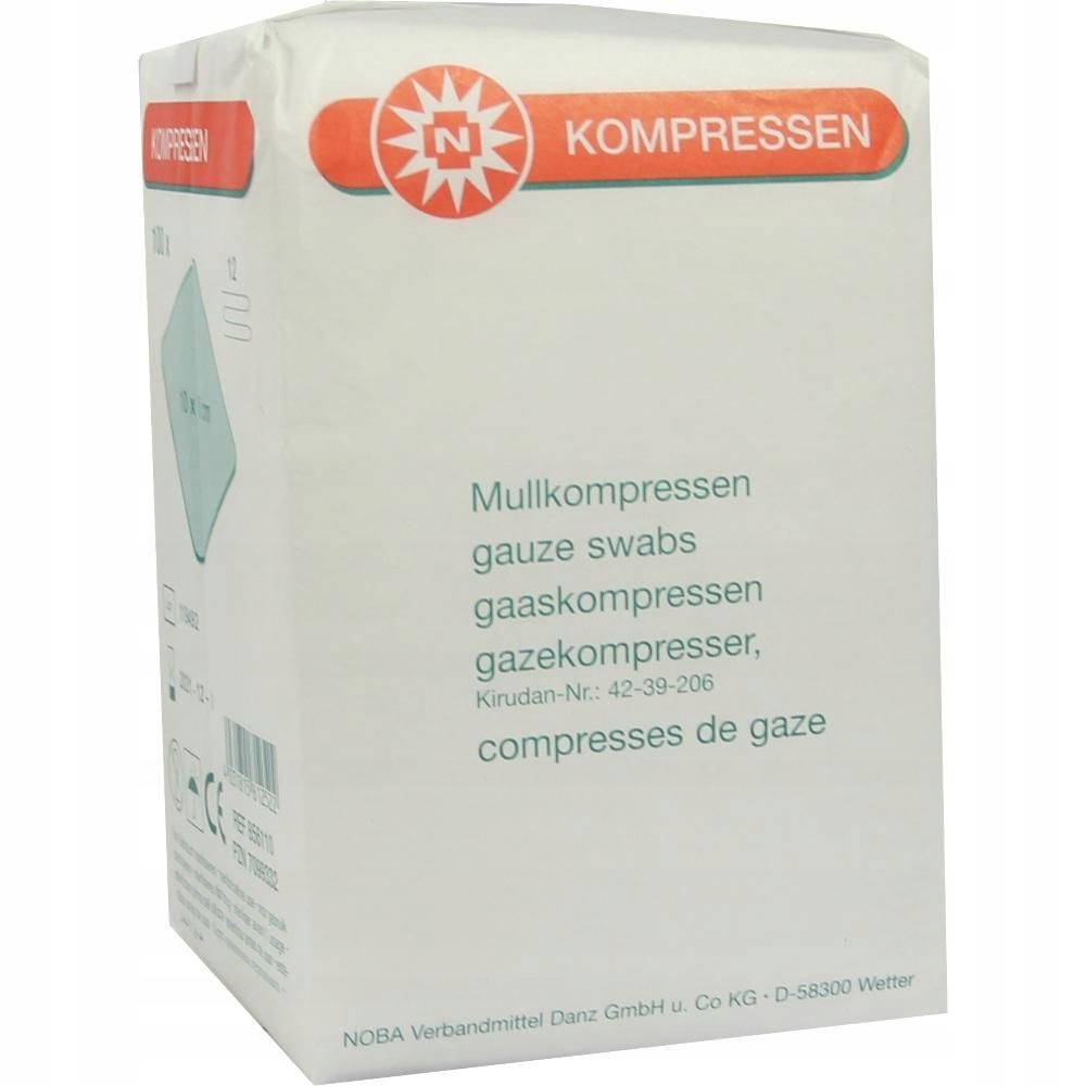

Kompresy gazowe niesterylne 12W 100szt 7.5cmx7.5cm