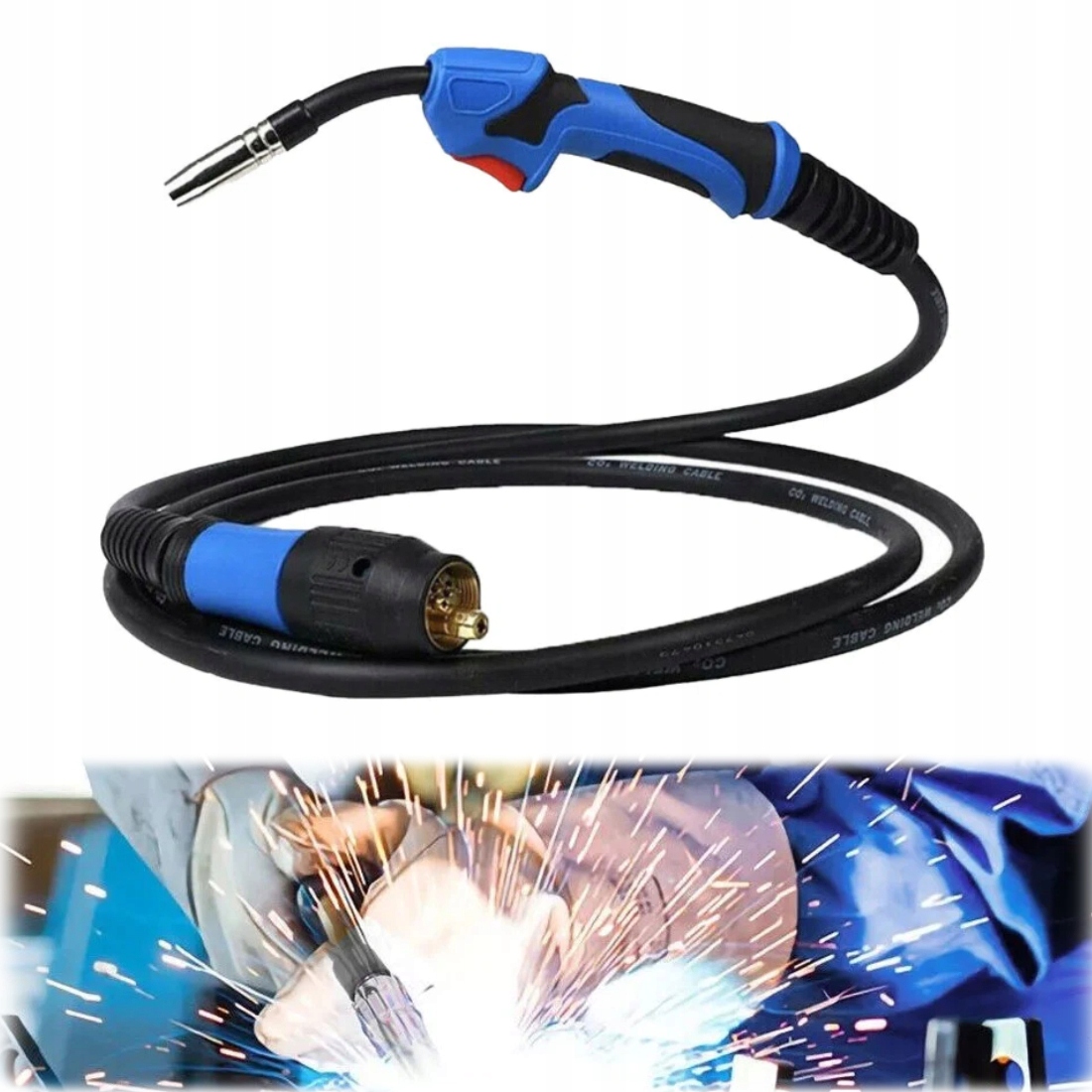 Držák MB-15 5 m Euro Mig Mag pro svařovací stroj ocel CO2 plyn Držák