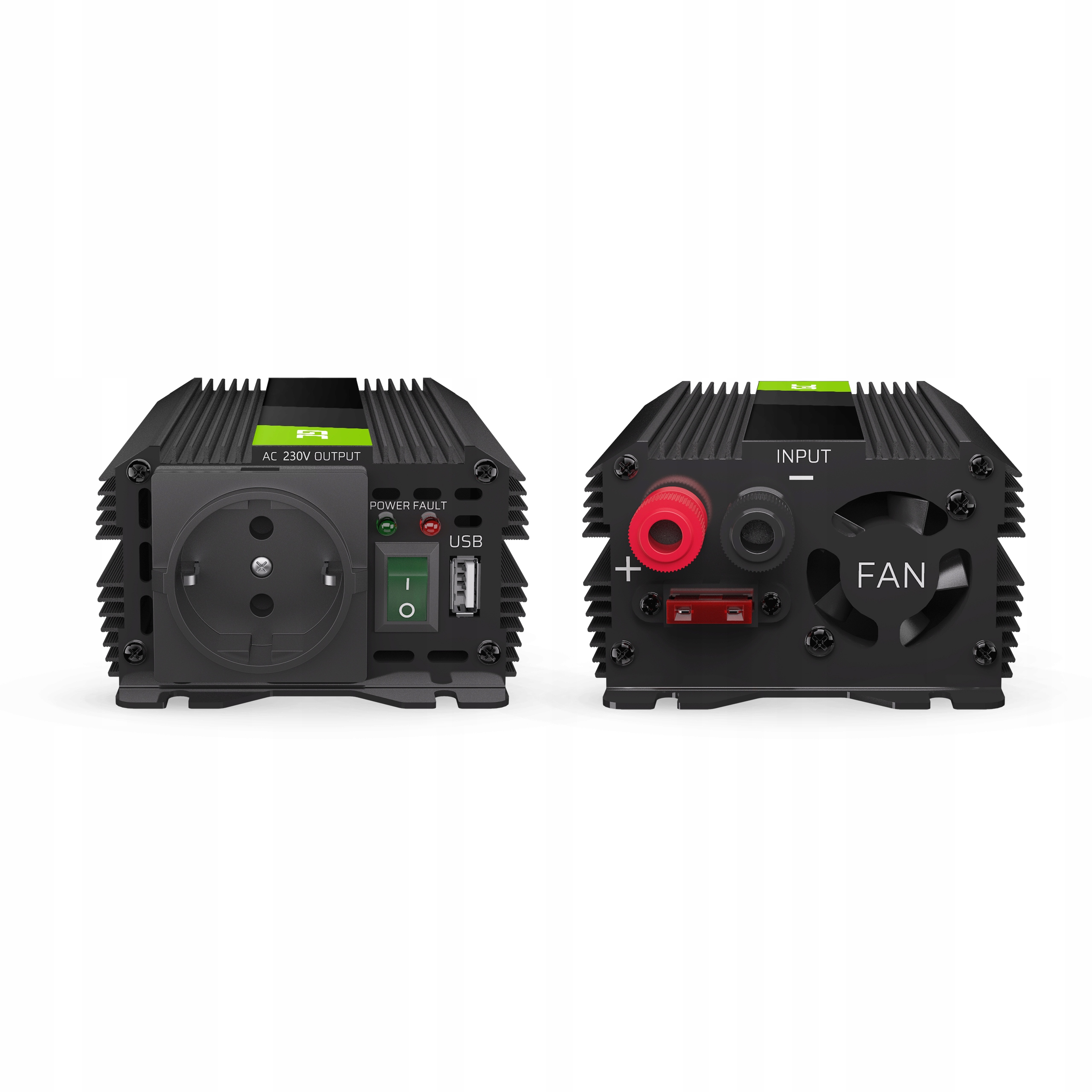 PRZETWORNICA NAPIECIA SAMOCHODOWA GC 12V 230V 600W Brand Green Cell