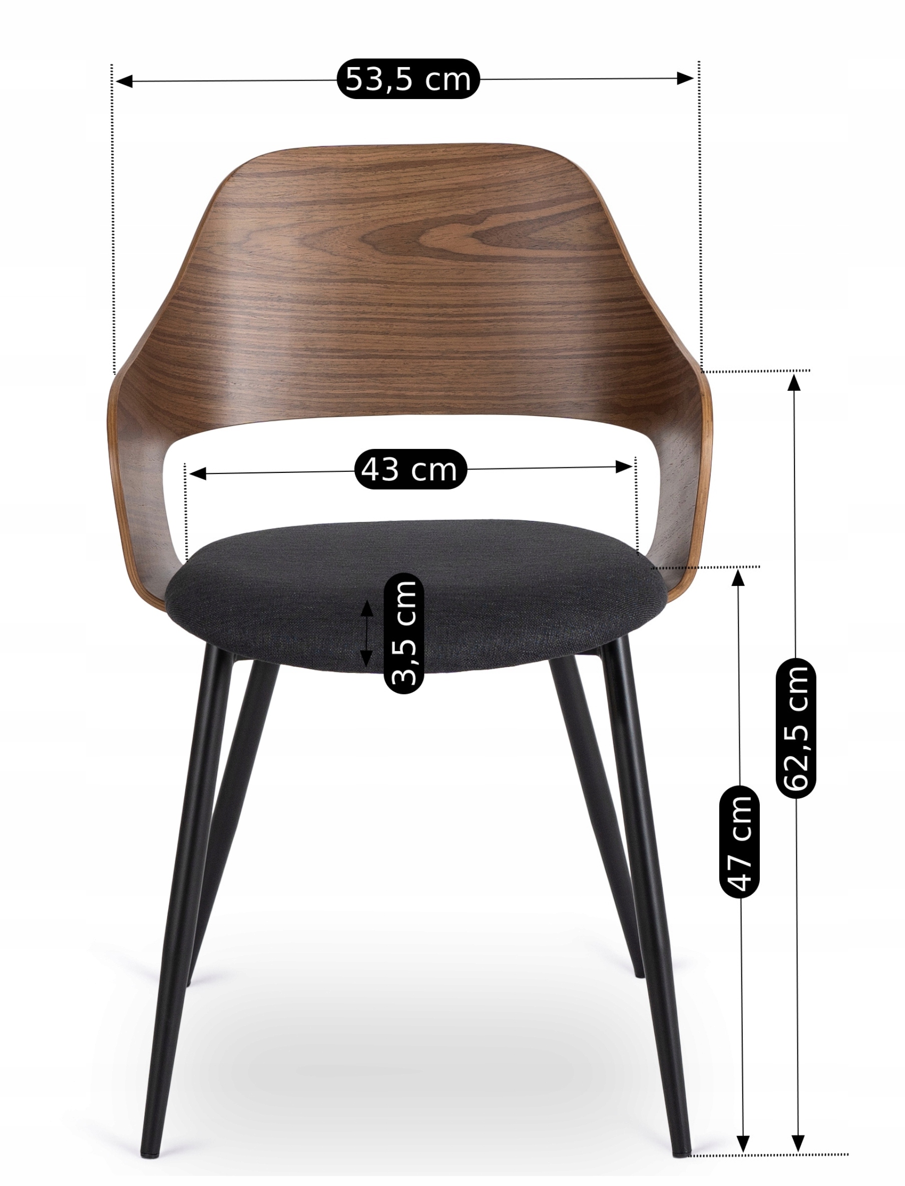Wymiary ORBI – rzut 1