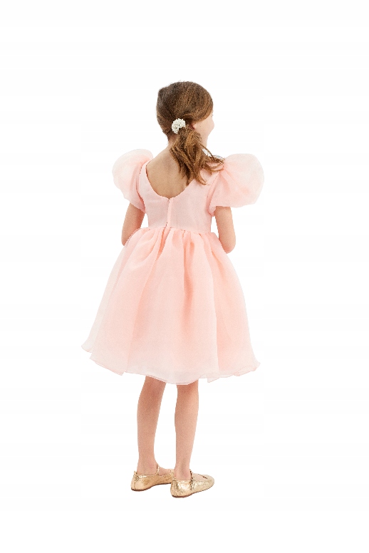 Elegancka sukienka wizytowa dla dziewczynek - Sara róż, 104 Marka Inna marka