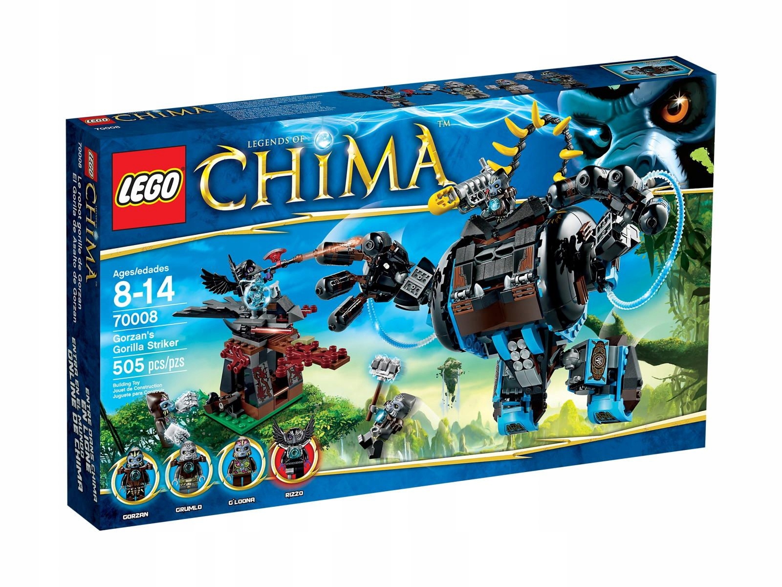 Lego Legendy Chima Goryli Úder Gorzana 70008