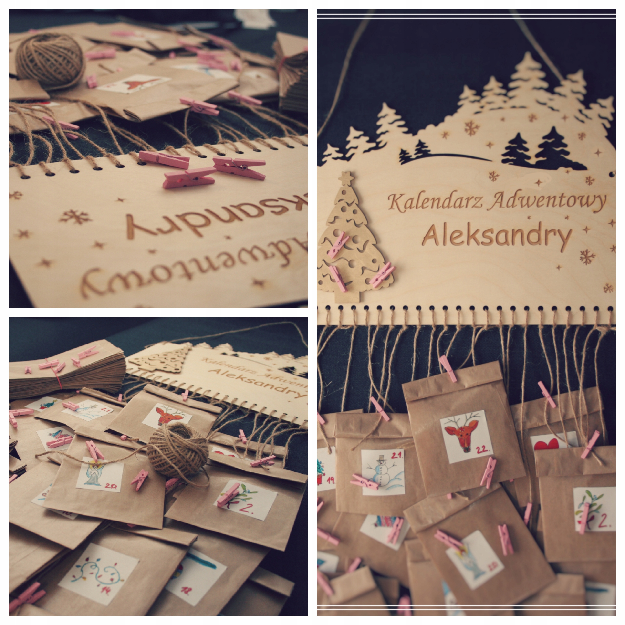 PERSONALIZOWANY KALENDARZ ADWENTOWY DIY Kod producenta l1