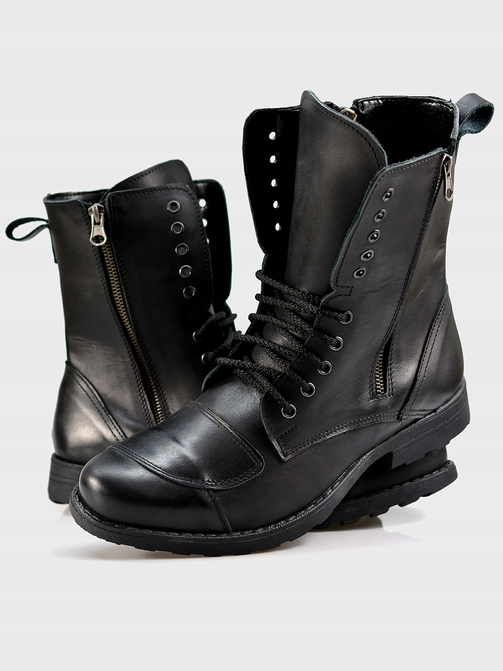 Skórzane Buty Motocyklowe All Ride Hunter cz 44 Rodzaj Męskie