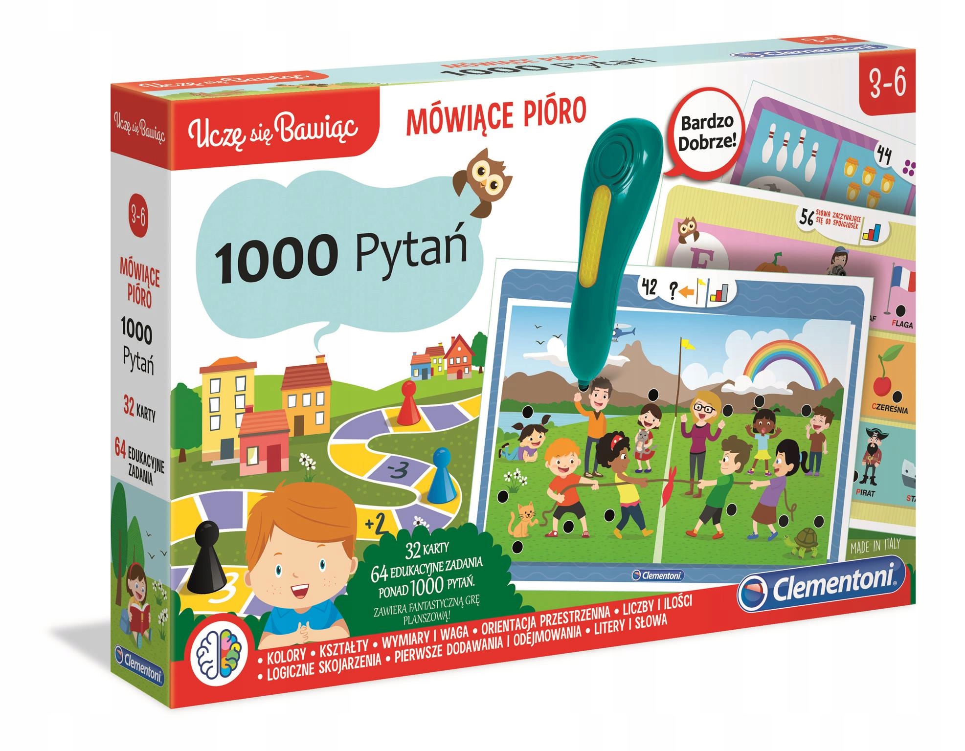

Clementoni Mówiące Pióro 1000 Pytań 50653
