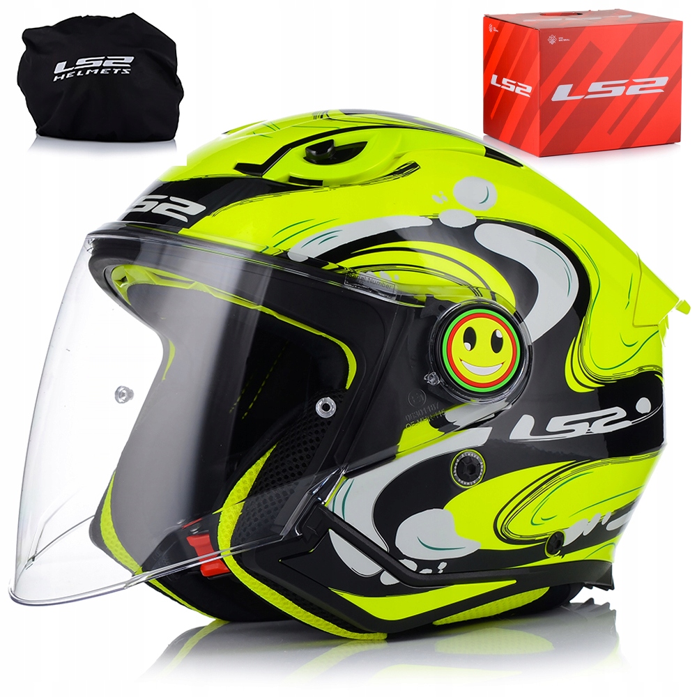 Detská Motocyklová Prilba LS2 OF622 Joy Otvorená Detská Ľahká 1100 g.