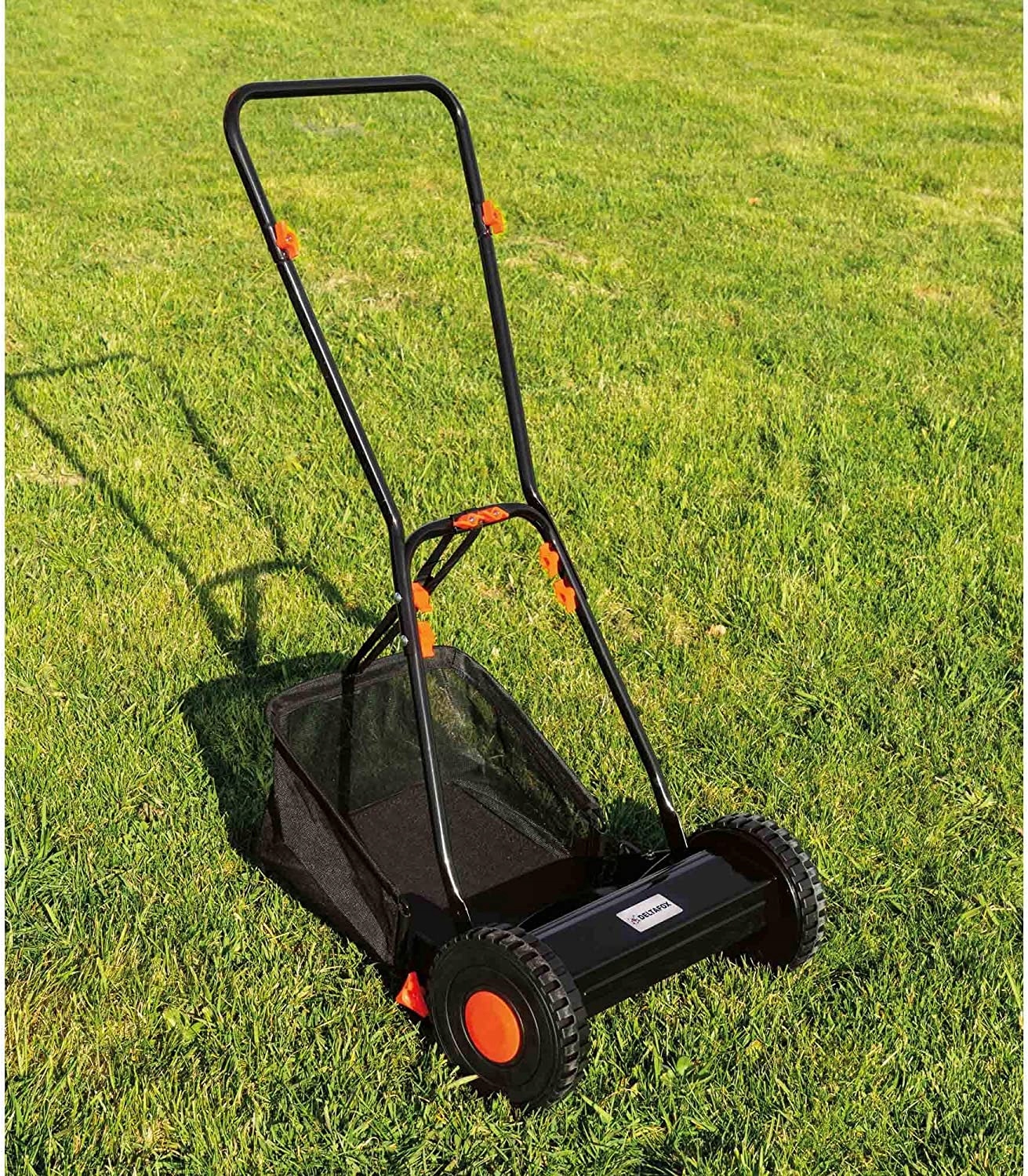 Grizzly KOSIARKA RĘCZNA BĘBNOWA MECHANICZNA WRZECIONOWA PCHANA 35cm Maksymalna wysokość koszenia 4.7 cm