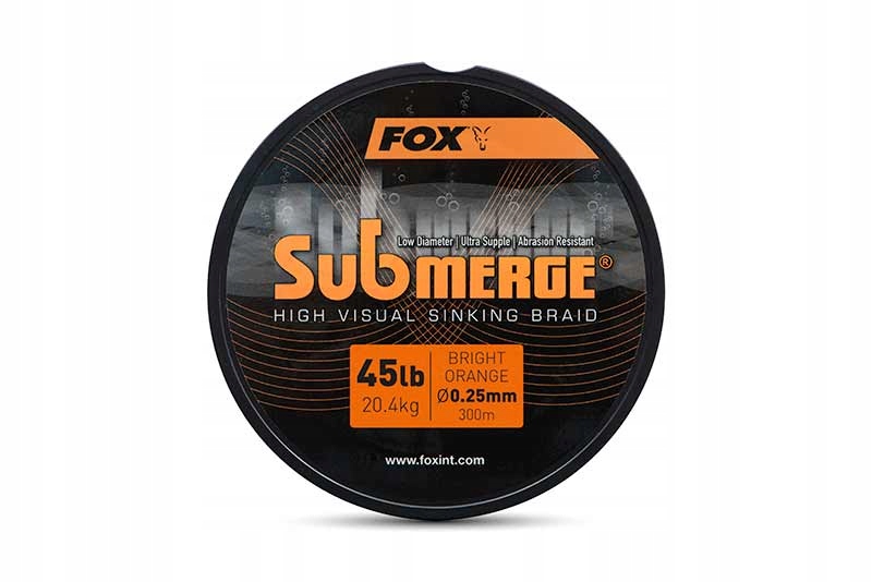 Plecionka Submerge Orange Sinking 0,25mm 300m Fox