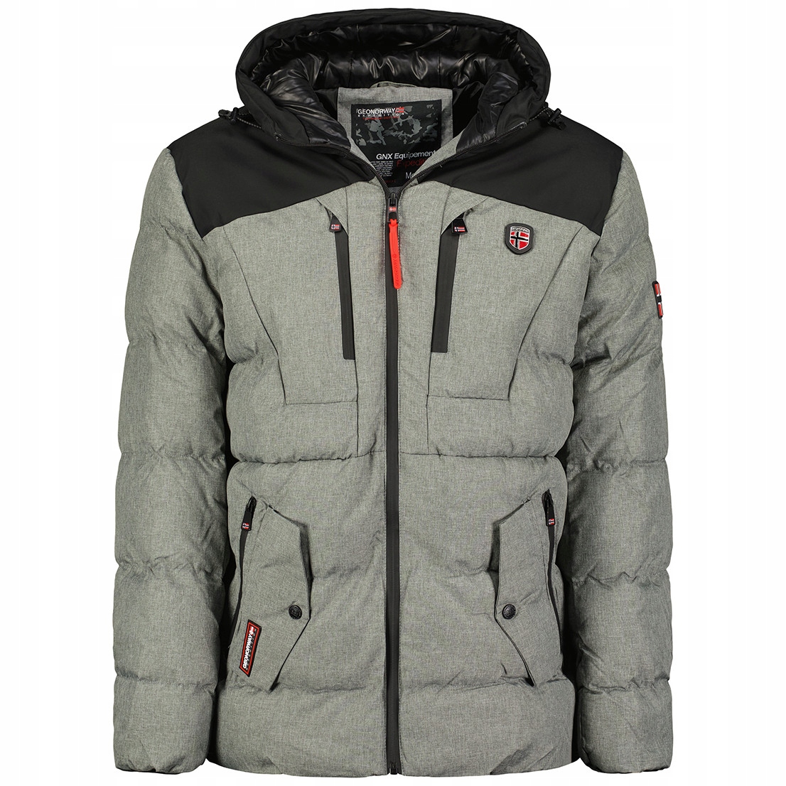 Geographical Norway bunda pánská Cashblend Men L šedá