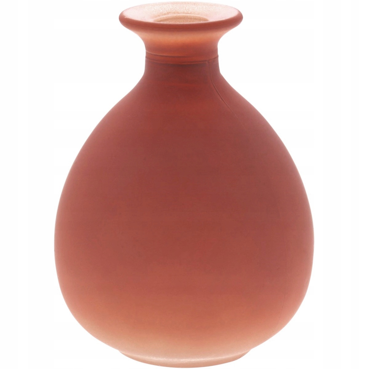 MAŁY WAZONIK SZKLANY WAZON MATOWE SZKŁO do DIY RUD