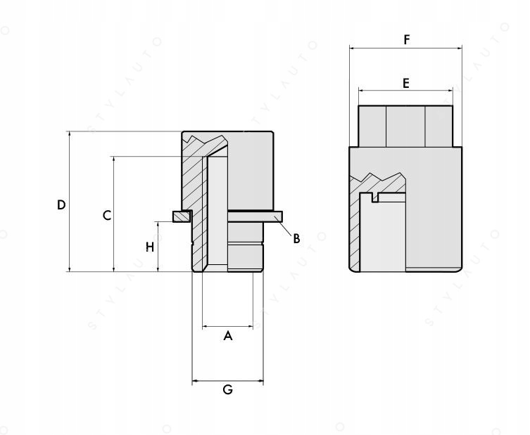 MCGARD Lexus WHEEL LOCKING NUTS