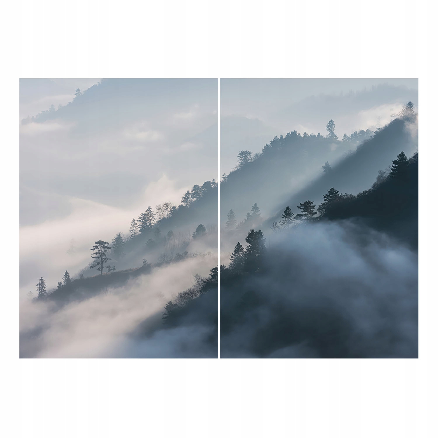 Designová fototapeta na zeď Flizelinová Mlhavá krajina 208x146 lepidlo