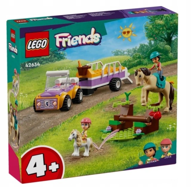 Lego 42634 Friends – Přívěs Pro Koně A Poníka