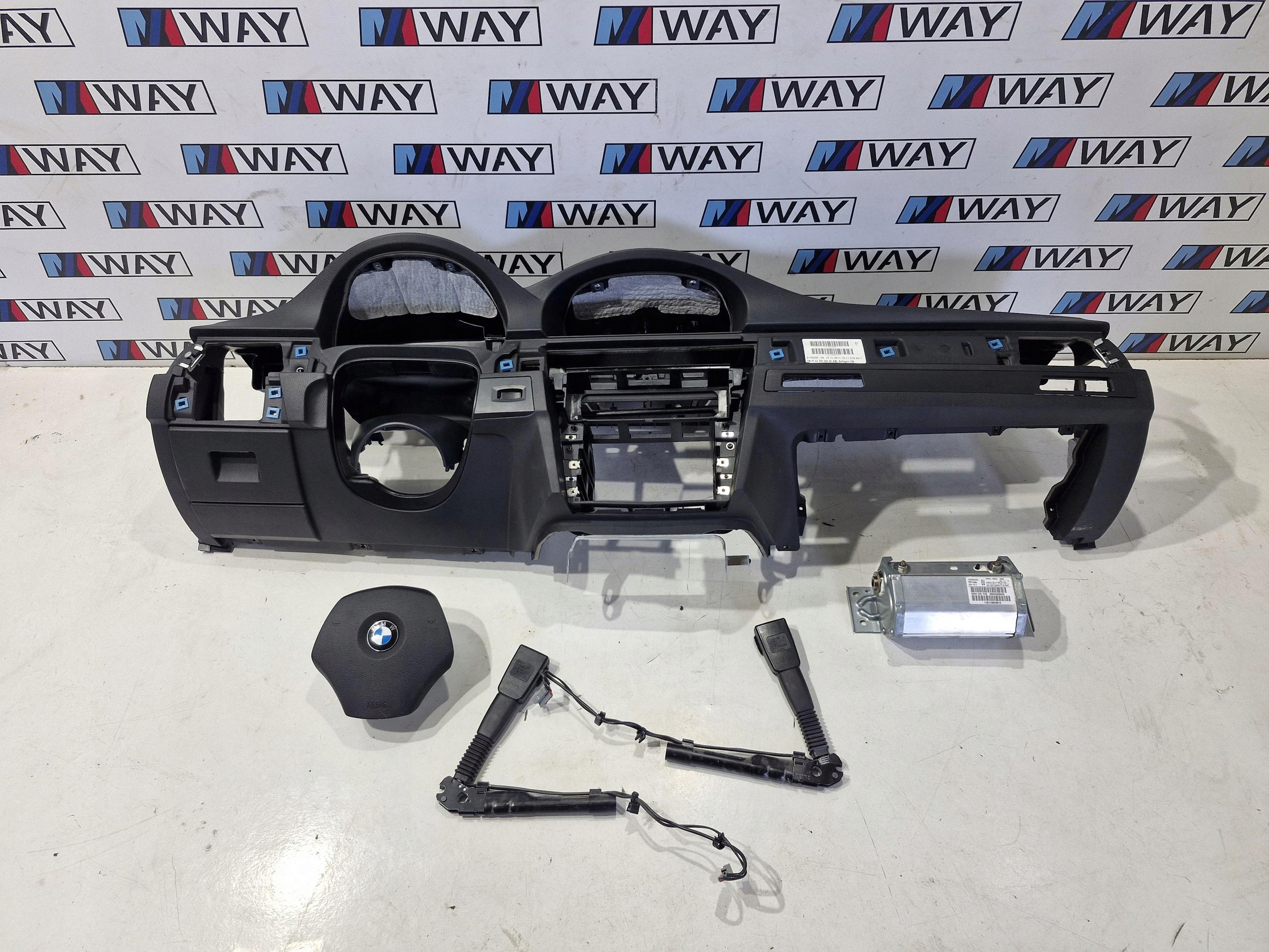 9120328 6779829 7213564 BMW E90 E91 dashboard console KUBKI airbag KOMPLET