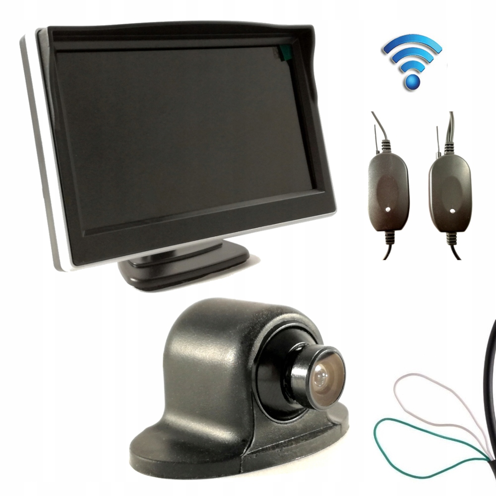Монитор 5 дюймов беспроводная фронтальная / задняя камера