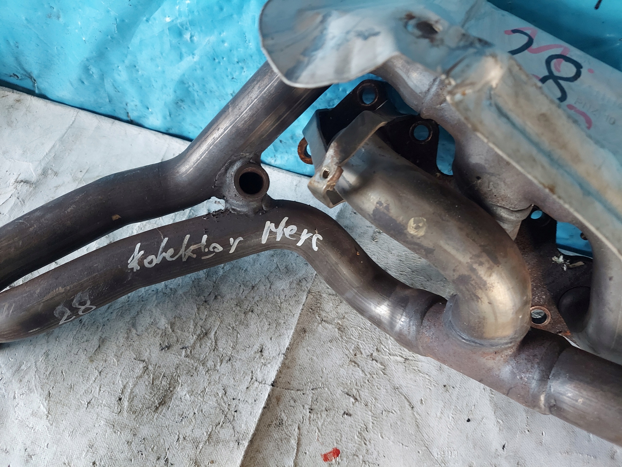 header pipe MERCEDES CLK W208 2.0 compressor; 111944