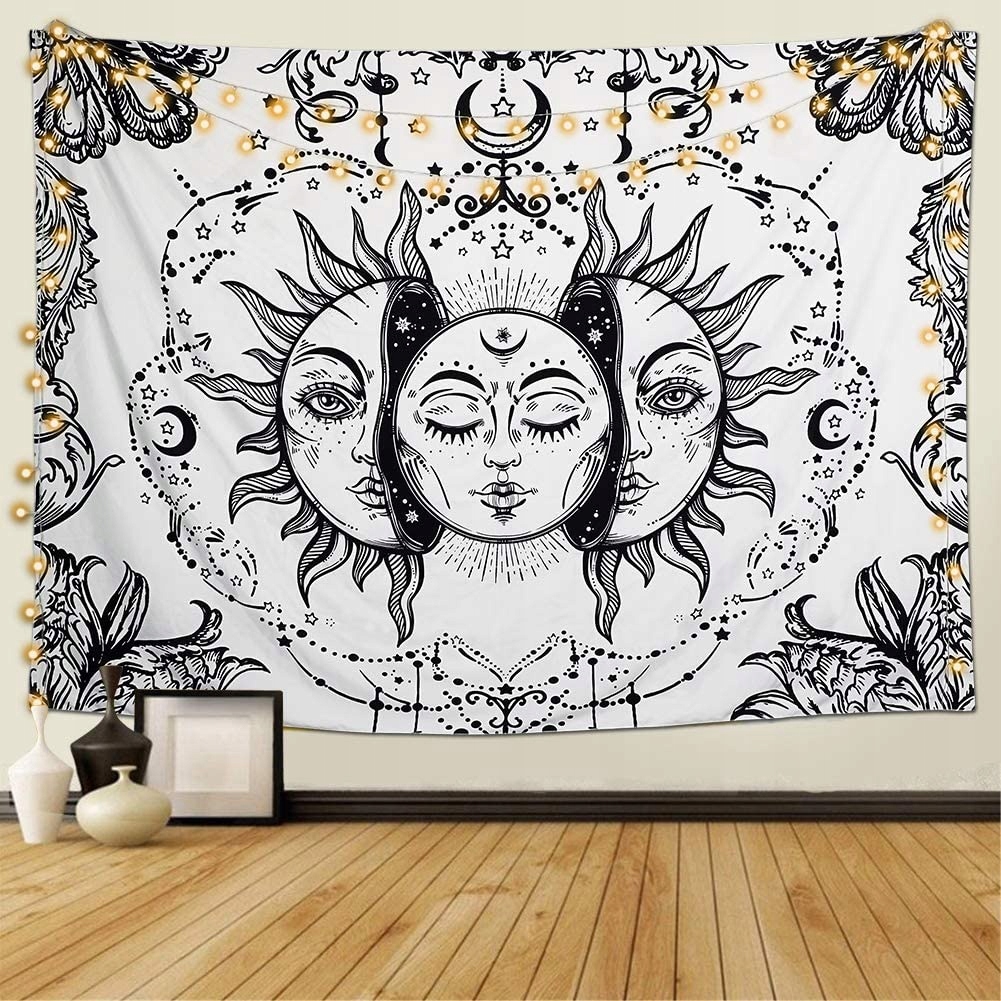 

Sun moon gobelin wiszący gobelin ścienn 150x200