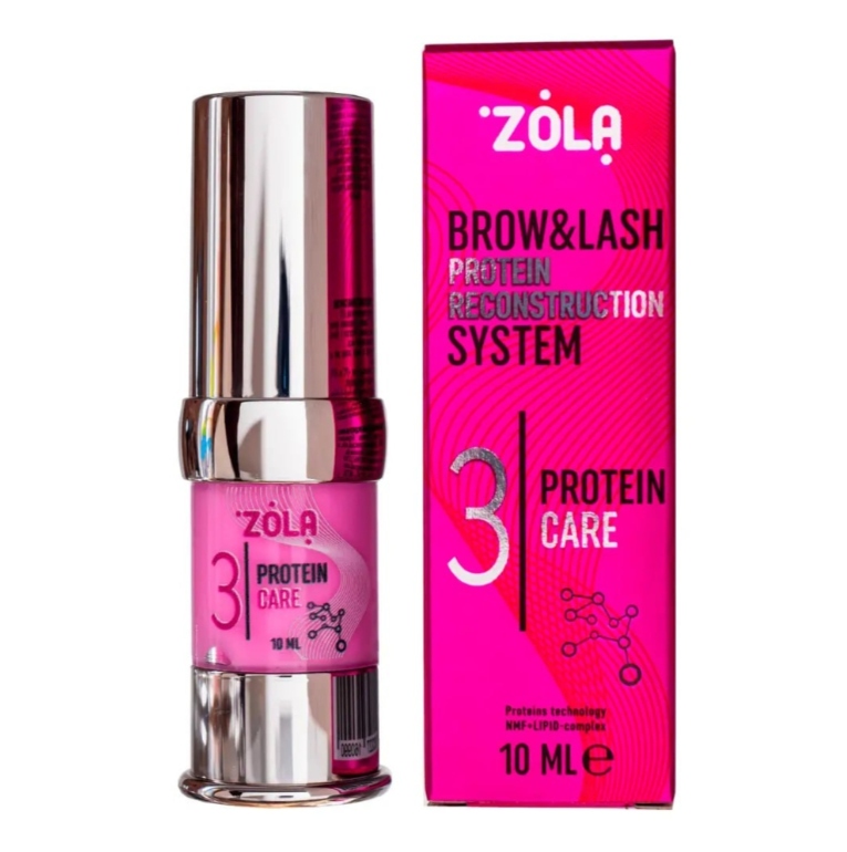 Krok k laminování obočí Zola 03 Protein Care, 10 ml