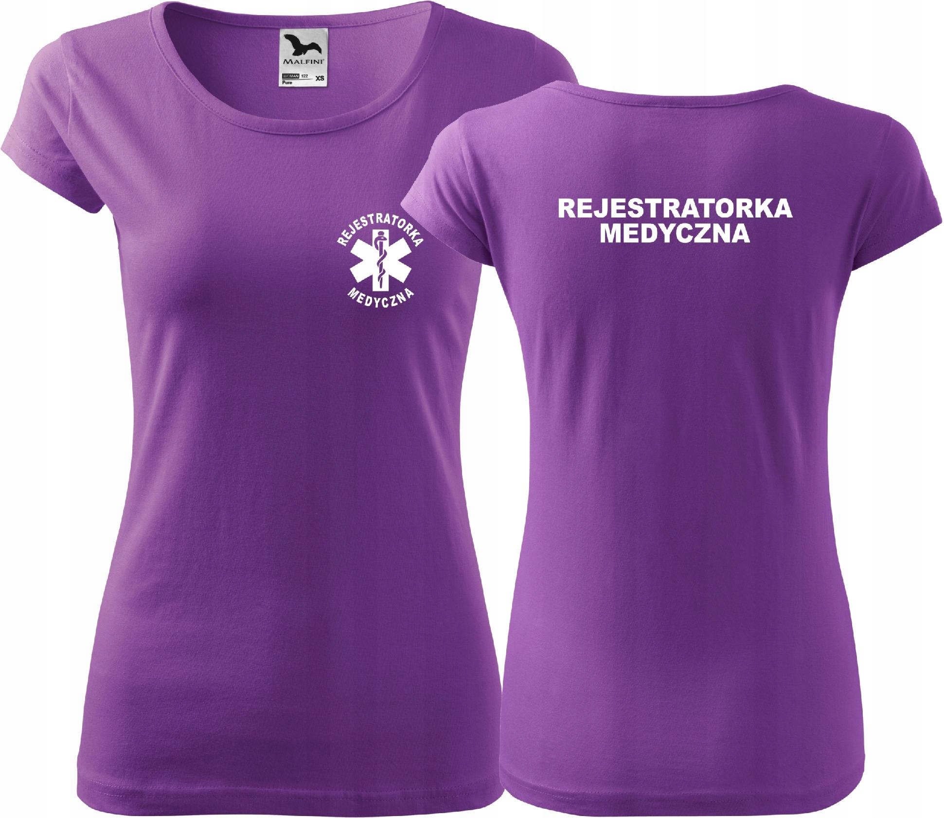 

Koszulka Pure Rejestratorka Medyczna Fioletowy