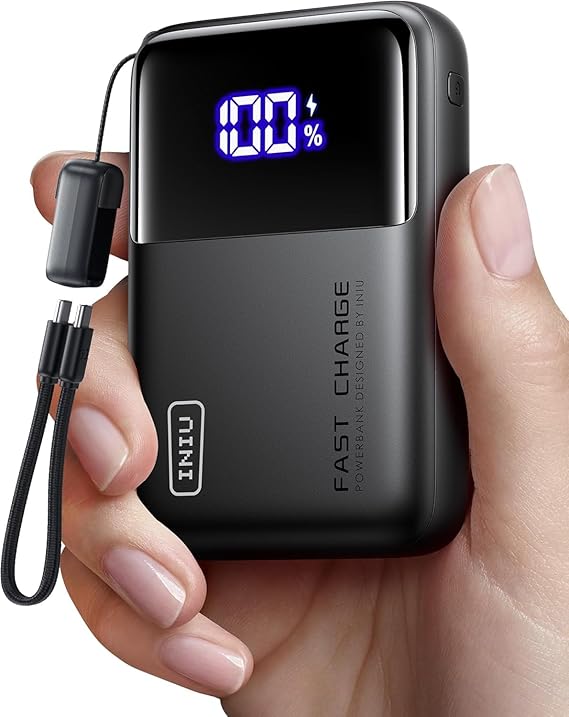 Iniu Powerbank 20000mAh 65W Pd, Usb-c, Do Laptopa, MacBook, iPhone, Samsung