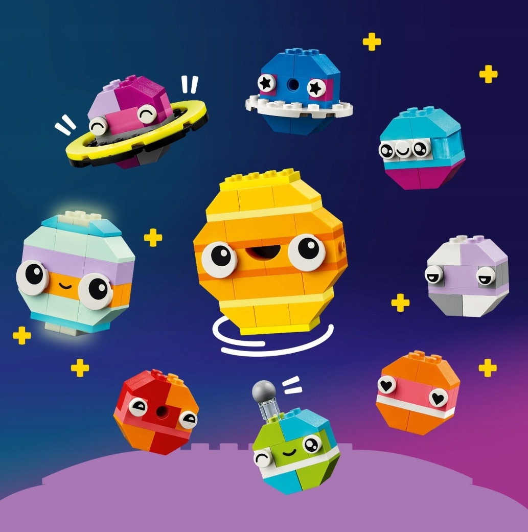 LEGO Classic Kreatywne planety 11037 5+ 450 elementów Płeć unisex