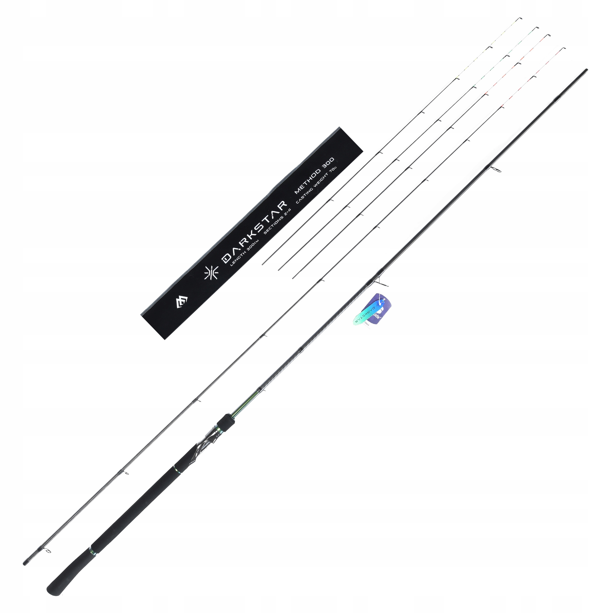 Wędka Mikado Darkstar Method 3.00m -70g do feeder/method/bomb +4 szczytówki
