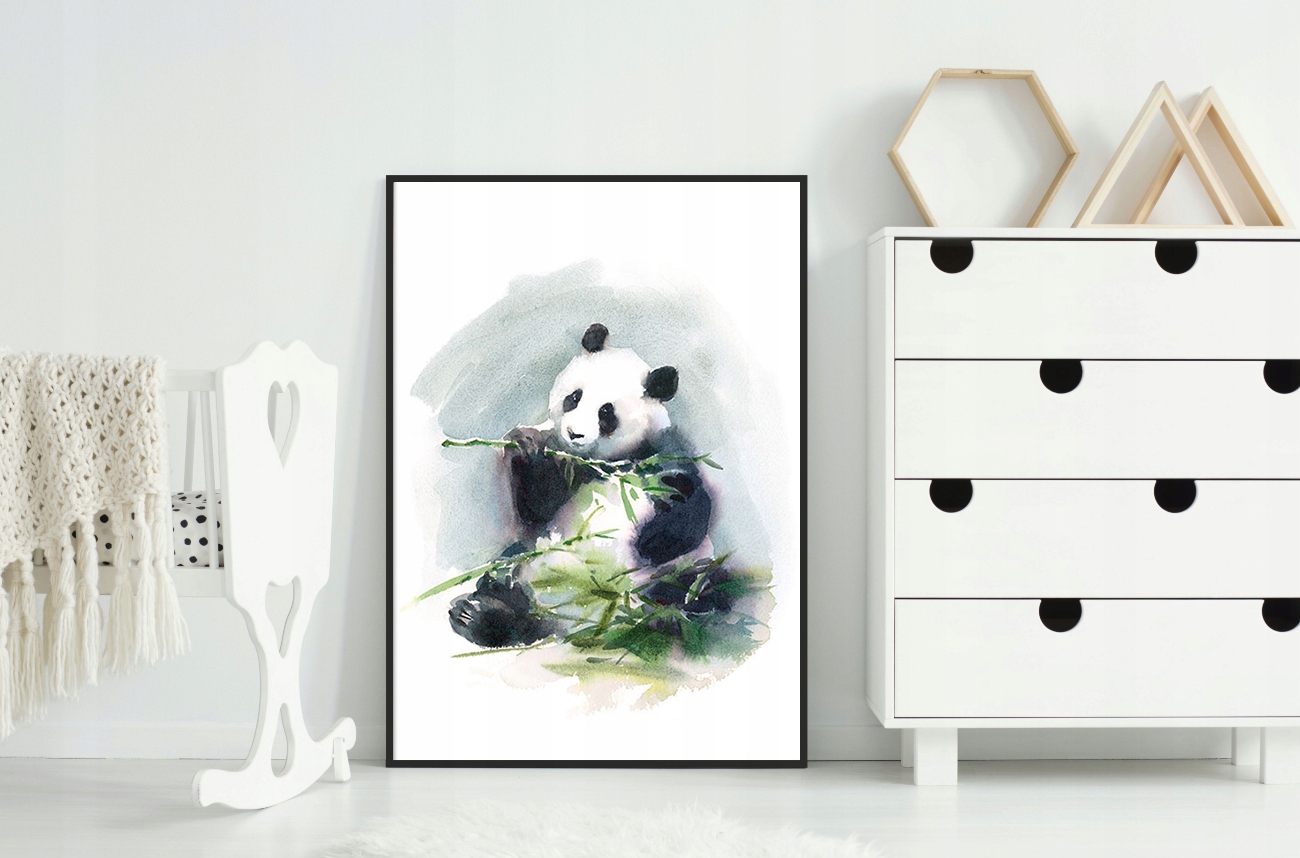 OBRAZ PLAKAT W RAMIE 33x43 cm Panda PD274 Płeć chłopcy