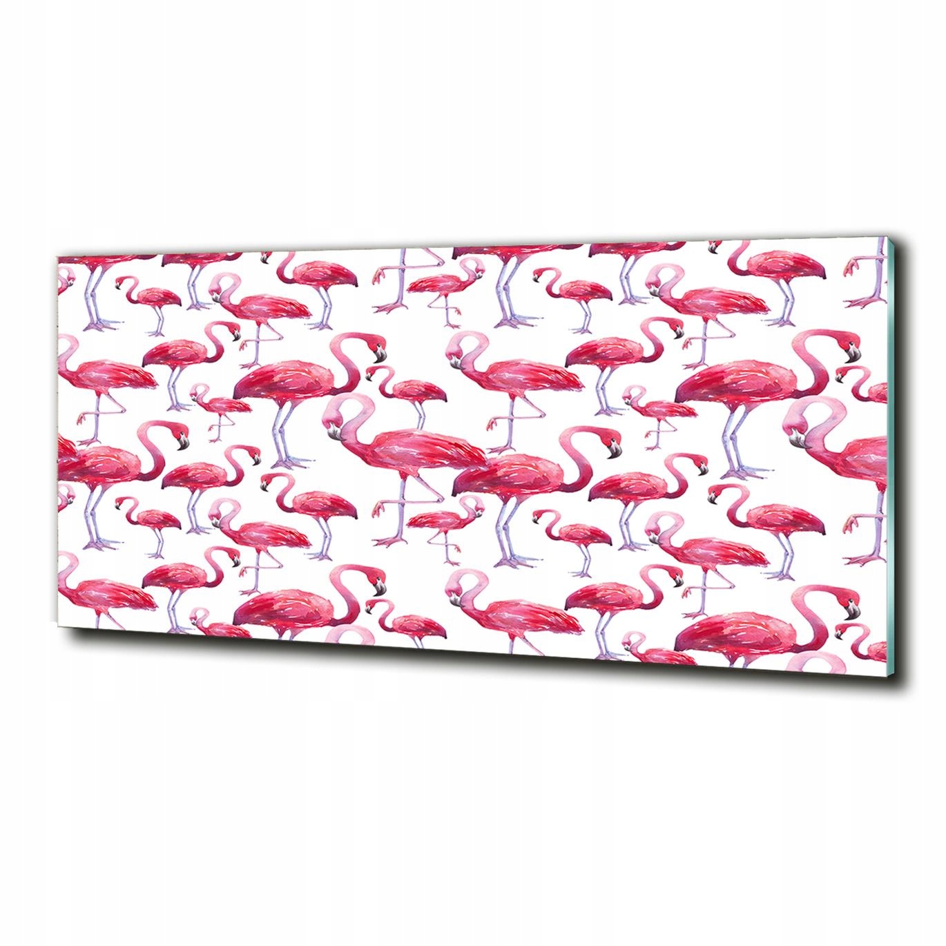 

Foto szklany do pokoju obraz Flamingi 125x50