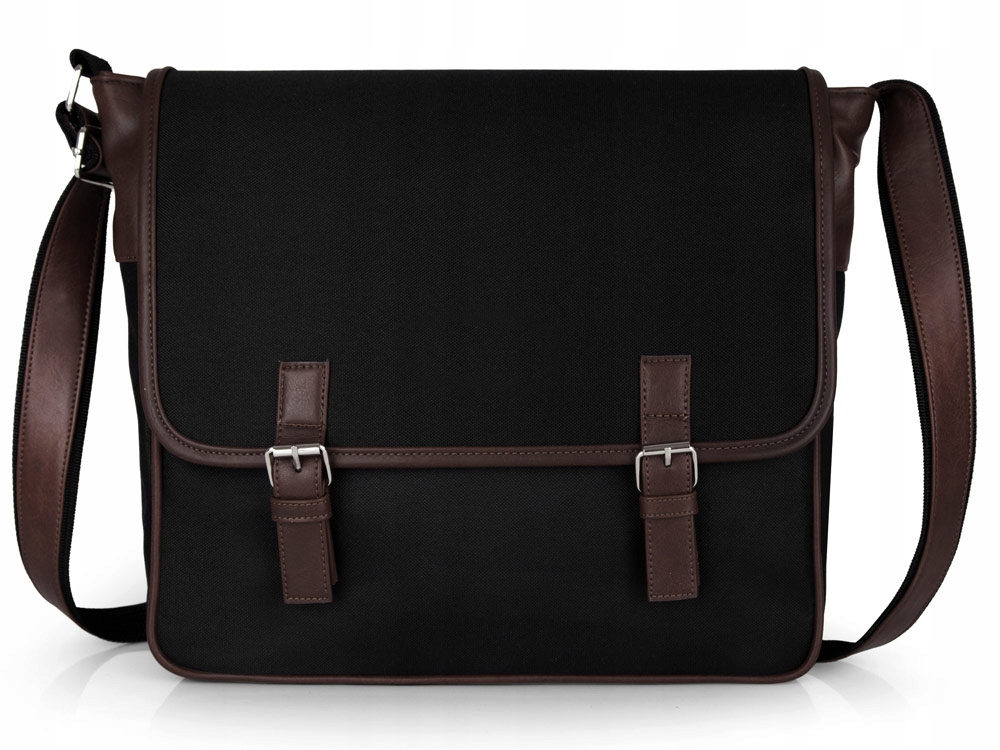 CZARNA TORBA MĘSKA NA RAMIĘ SOLOME CA15 CODURA