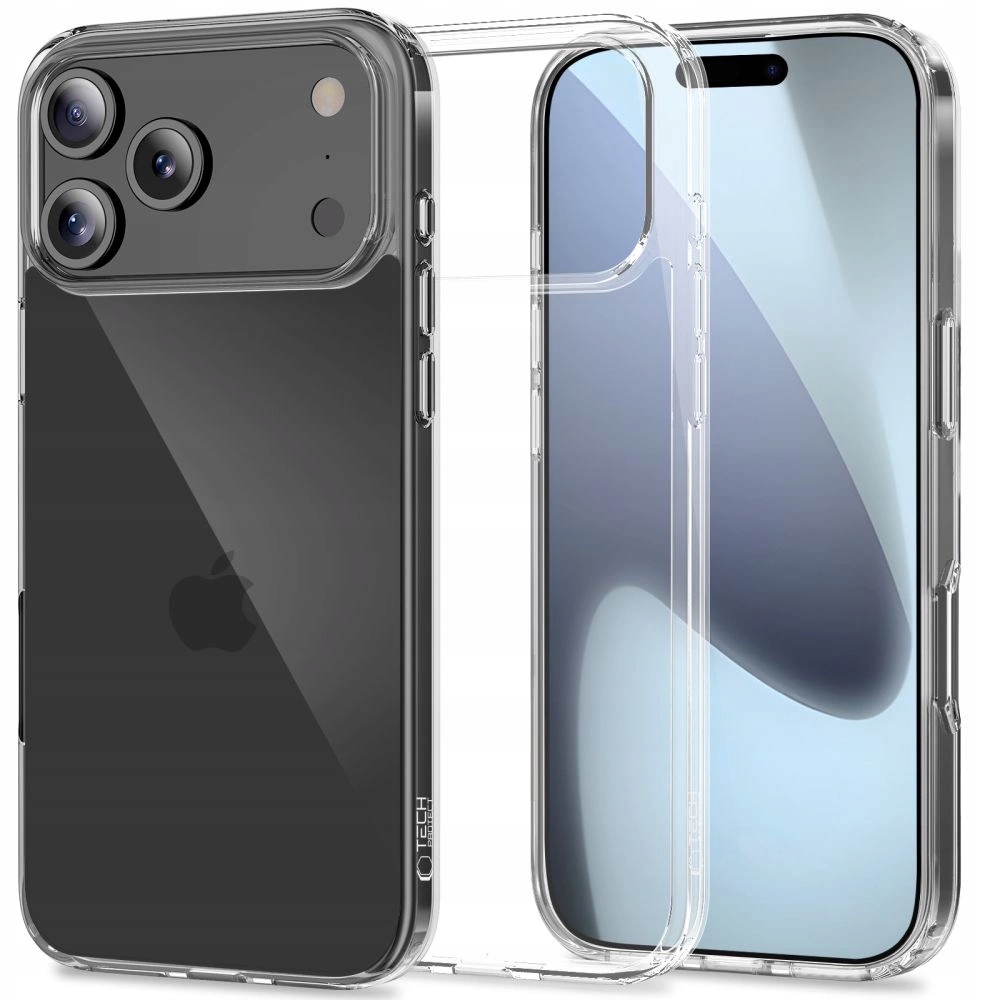Tech-protect Etui Flexair Hybrid Do Iphone 17 Pro Przezroczysty Pokrowiec