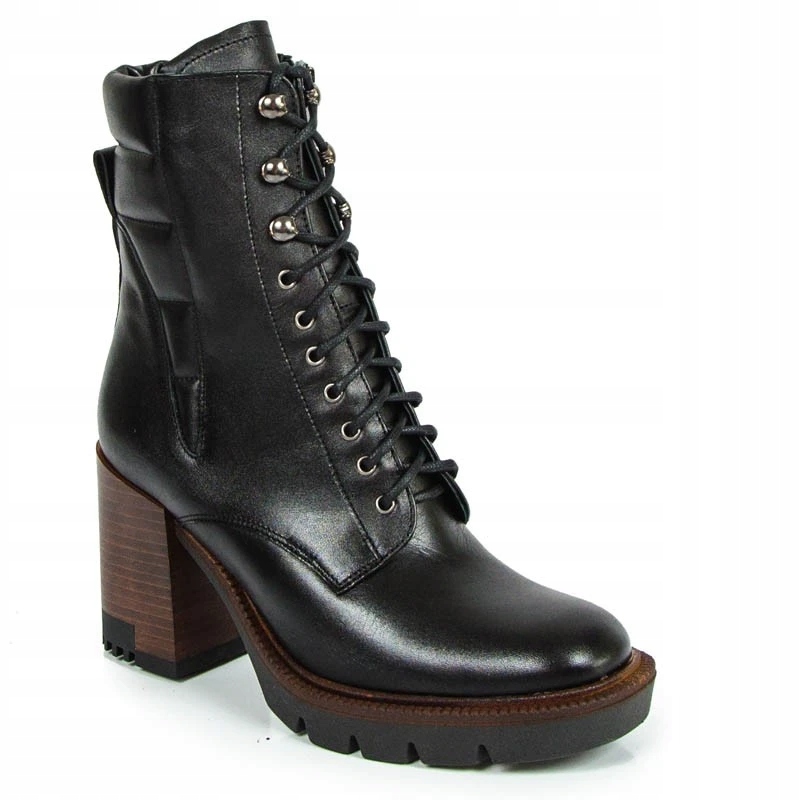 Visconi 2684365 Kotníkové Boty Kozačky Kůže Lico Černé 40