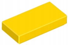 LEGO PŁYTKA GŁADKA 1X2 ŻÓŁTA NR 3069B ZA 2 SZT