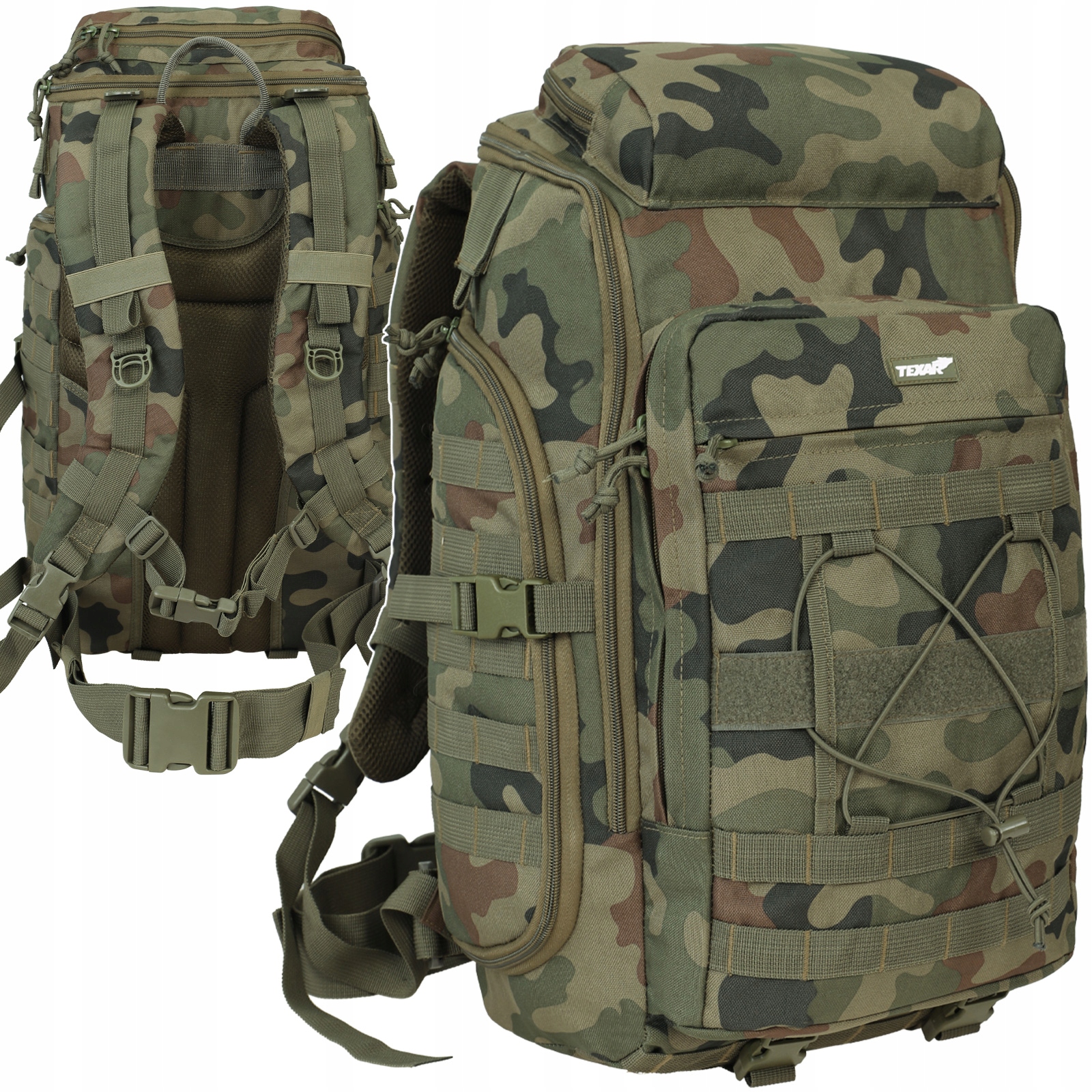Plecak Turystyczny Texar 57L Aldus Górski Campingowy wz. 93 Pl Camo