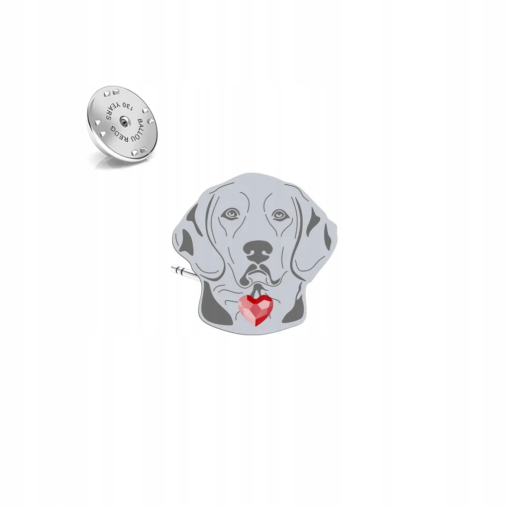 Brož Stříbrná se psem Ogar Polský 925 Šperky pro ženu Věnování