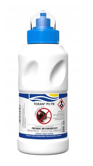

Toxan Płyn Trutka Mumifikując Szczury Myszy 200 ML