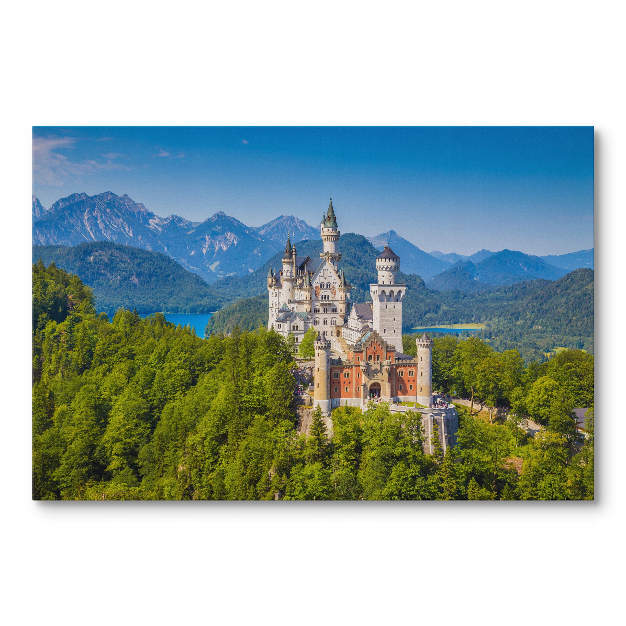 Obraz na plátně Zámek Neuschwanstein V Bavorsku 90 x 60 cm