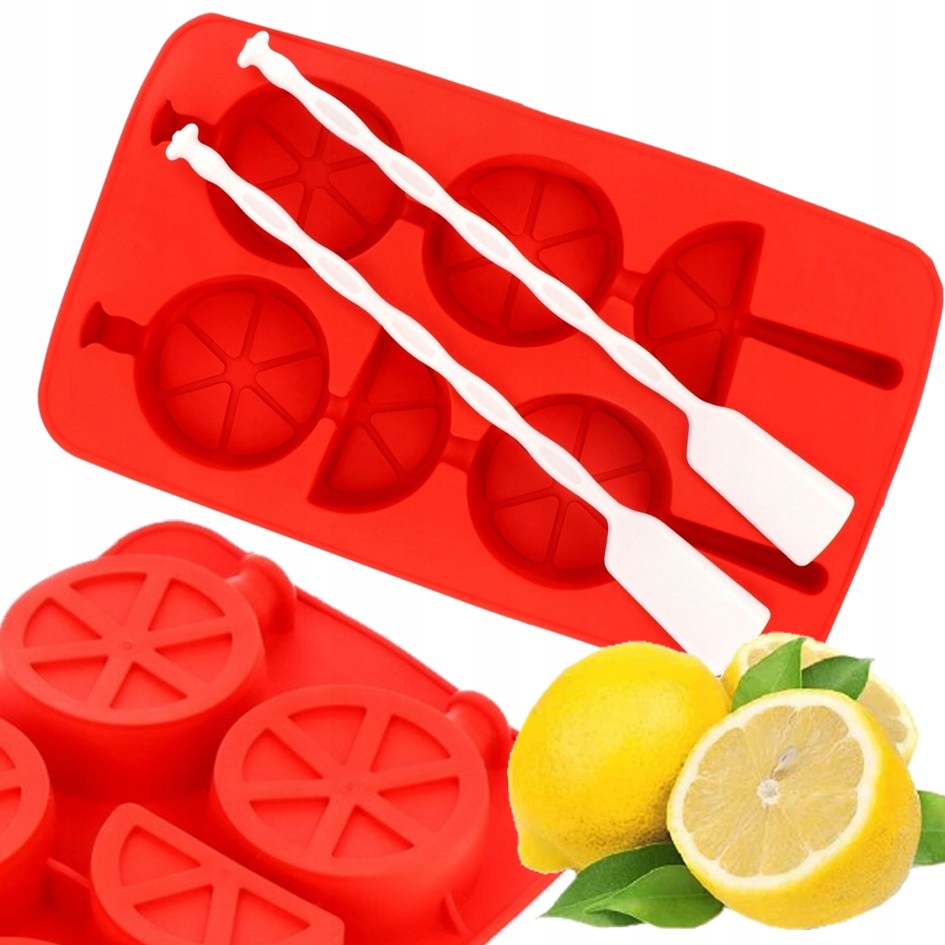 DUŻA FOREMKA KOSTKI LODU DO DRINKÓW Z PATYCZKAMI MIX