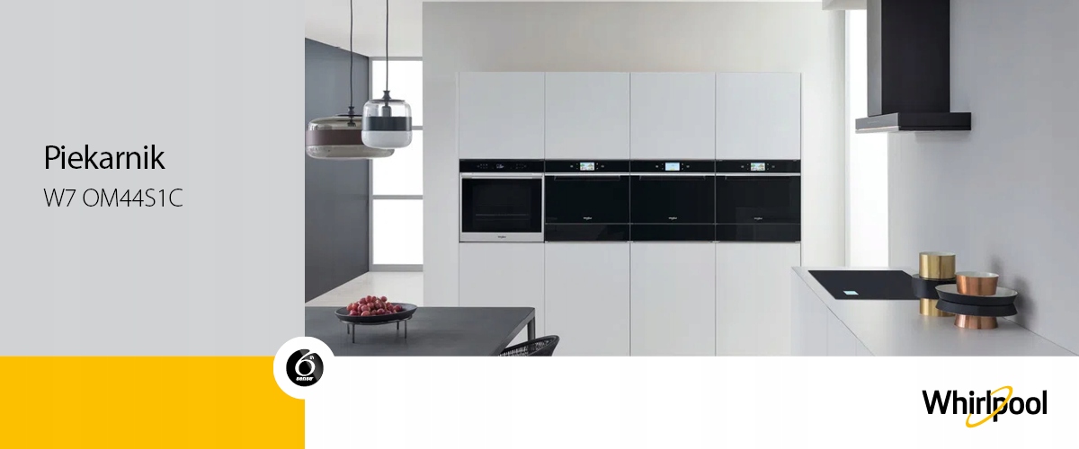 Piekarnik Whirlpool W7 OM4 4S1 C 73l Timer 60 cm Pojemność 73 l