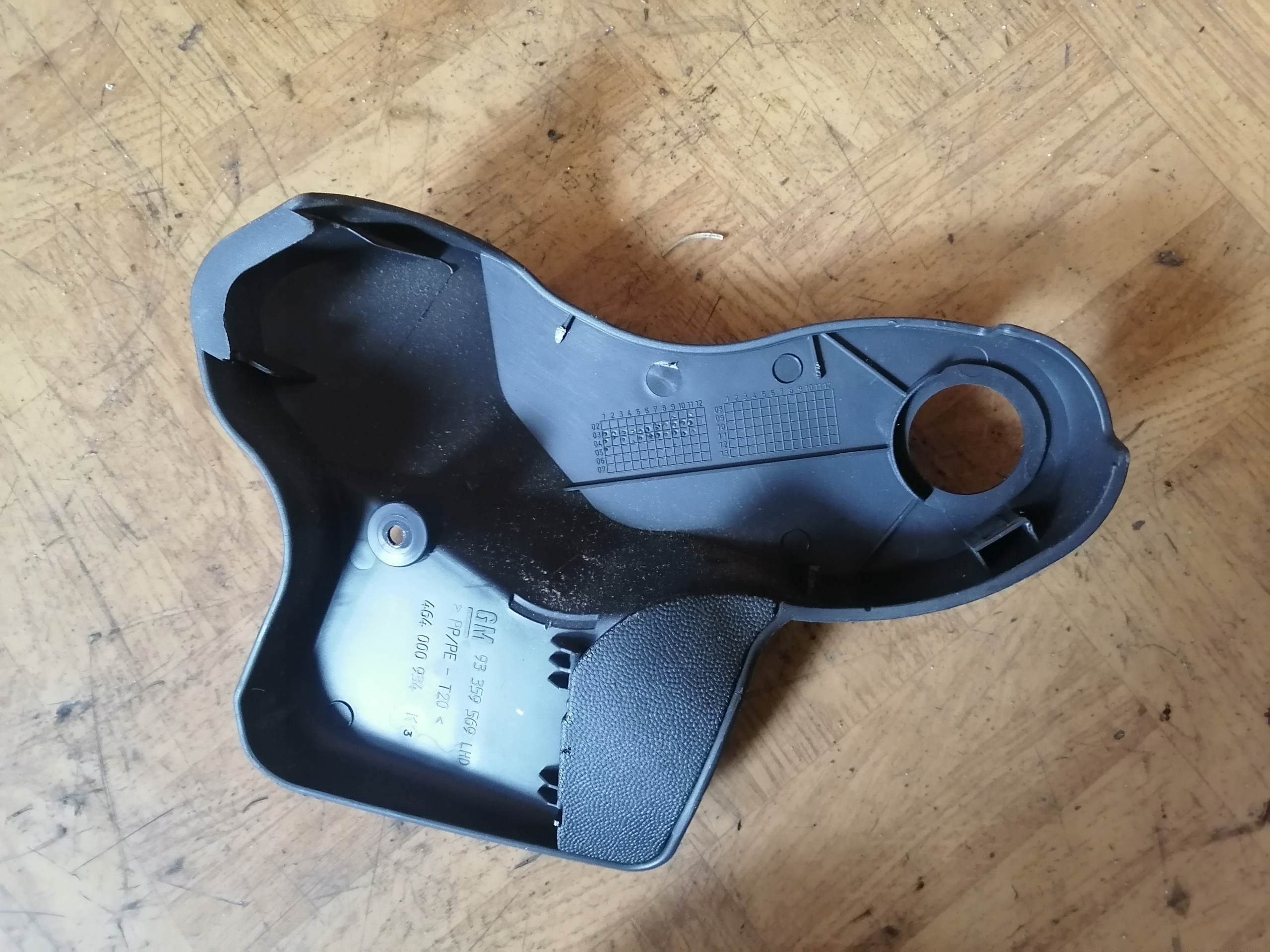 OPEL MERIVA A Blende Abdeckung SITZ links 93359569 LHD