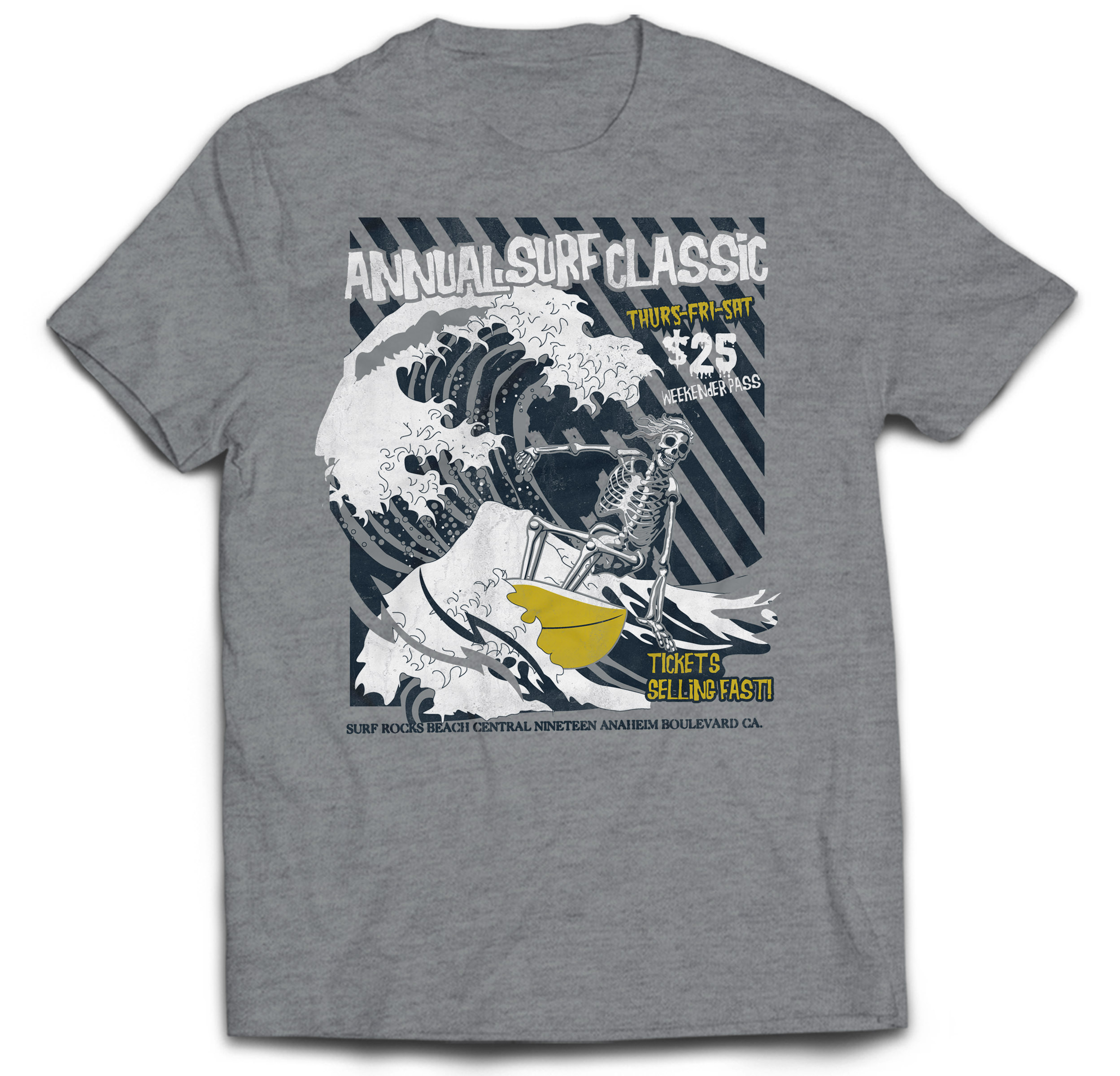 

Surfer Surf Szkielet Fala Wave Czaszka L